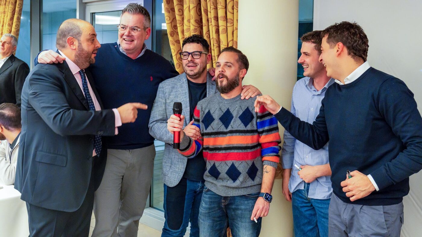 Andrea C., Antonio, Alfredo, Andrea G., Nicolò e Andrea Del Marro. Natale 2024