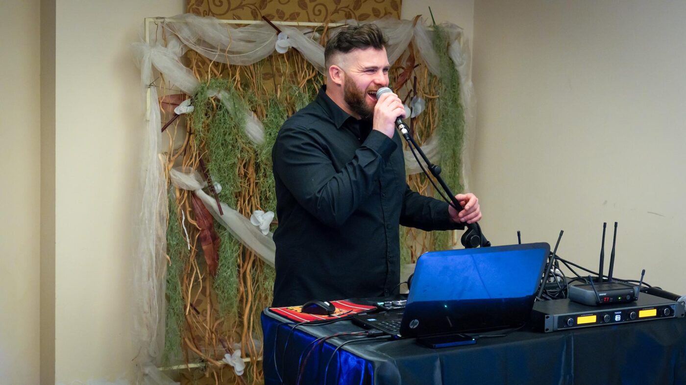 Il Dj Giancola e la sua verve