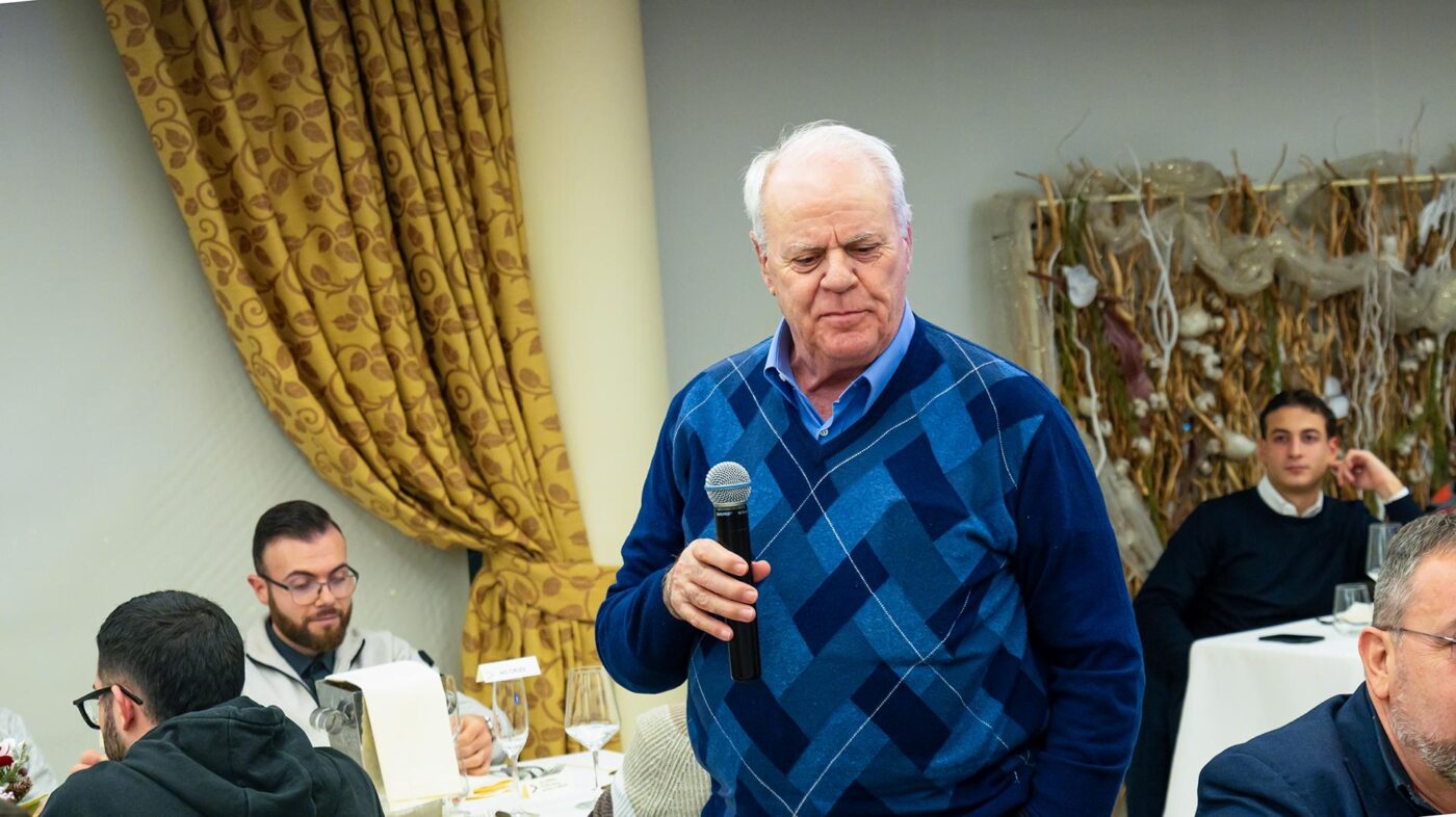 Gianfranco Merletti alla cena di Natale 2024