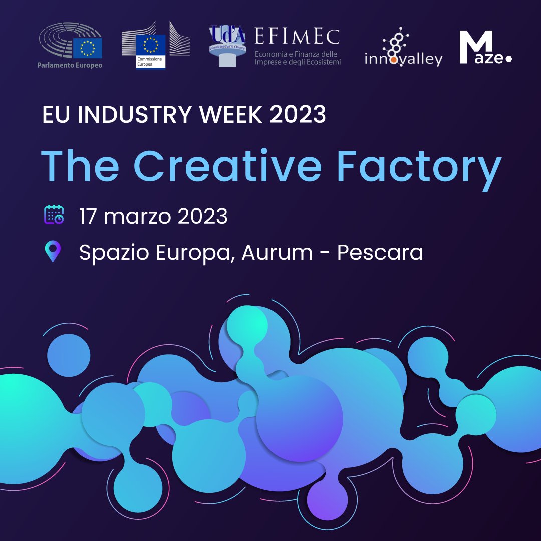 5° EDIZIONE EU INDUSTRY WEEK 2023: THE CREATIVE FACTORY