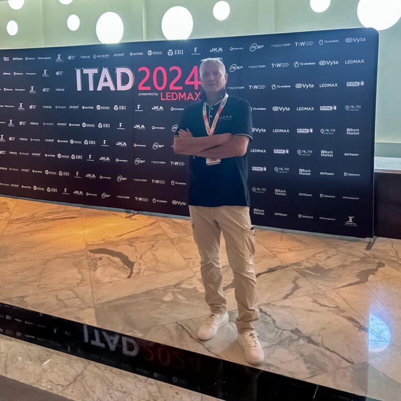 Fabrizio Mazzocchetti, Sales Account di Gruppo Xera, fotografato all’ITAD Summit 2024