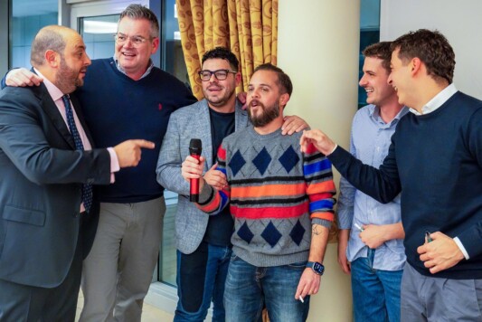 Andrea C., Antonio, Alfredo, Andrea G., Nicolò e Andrea Del Marro. Natale 2024