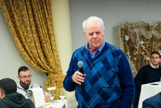 Gianfranco Merletti alla cena di Natale 2024