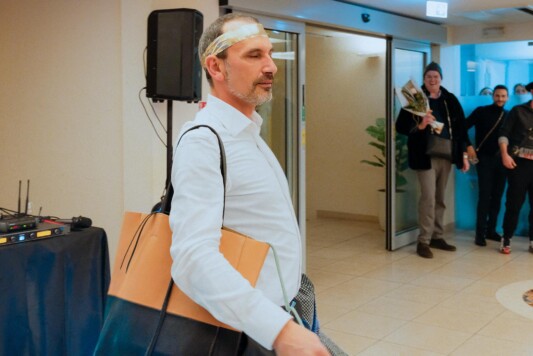 Manuel Franz, guest star della sfilata