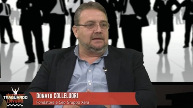 Donato Colleluori, CEO di Gruppo Xera, ospitato nella trasmissione “Traguardo lavoro” su Rete8